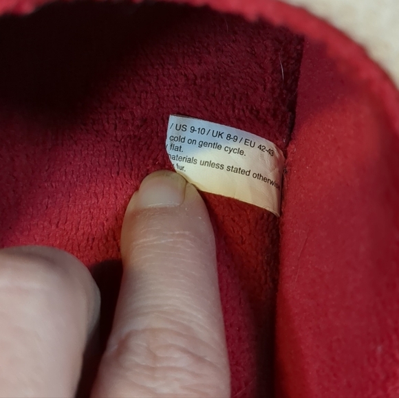 Rockdove slip on cream/red men's shoes , size medium 9/10 - Picture 6 of 11